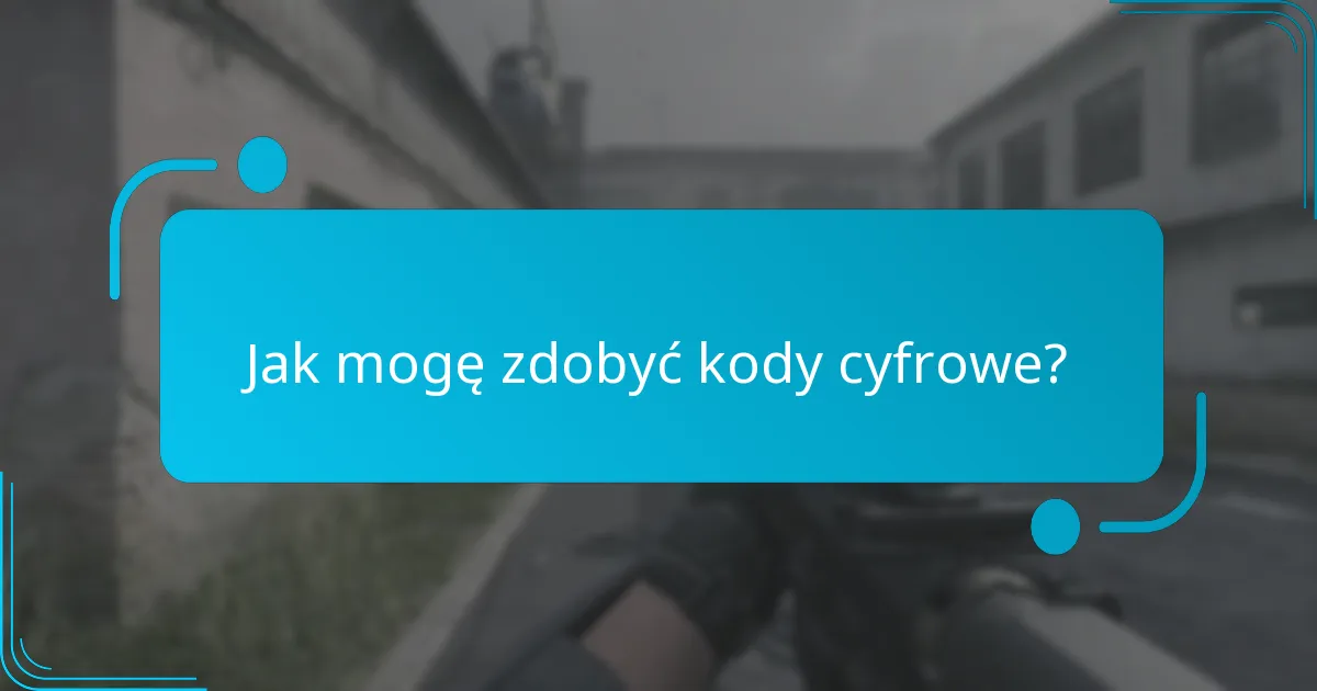 Jak zrealizować kody cyfrowe?