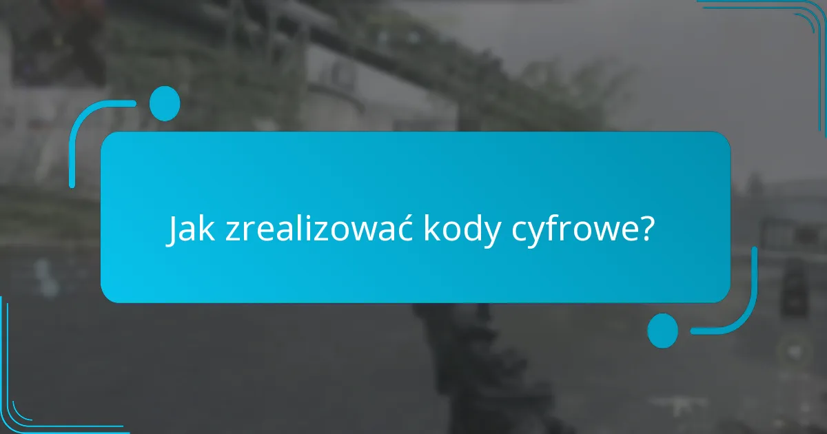 Jakie unikalne przedmioty mogę odblokować za pomocą kodów cyfrowych?